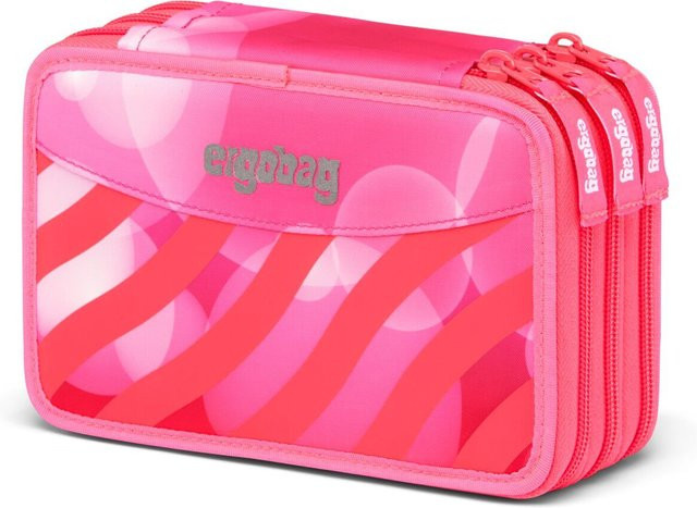 ergobag Maxi-Mäppchen NEO Edition KuntBär buntes Einhorn in Multicolour und Pink mit 3 Fächern - Bild 1