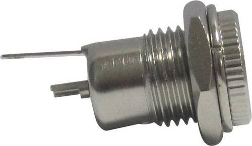 TRU Components Niedervolt-Steckverbinder Buchse, vertikaler Einbau, Farbe Silber, 5.5mm x 2.5mm - Bild 1