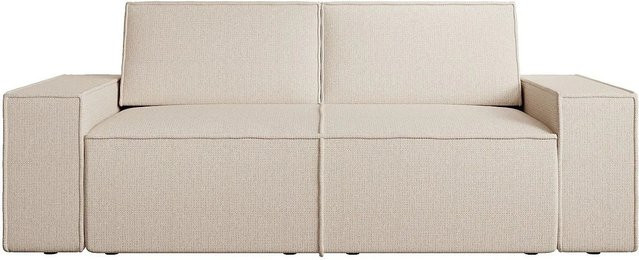 Vente-unique Sofa Amelia Beige Stoff Breite: 230 cm - Bild 1