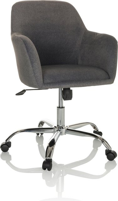hjh OFFICE Home Office Bürostuhl SOLAO 300 mit Armlehnen aus Stoff - Bild 1