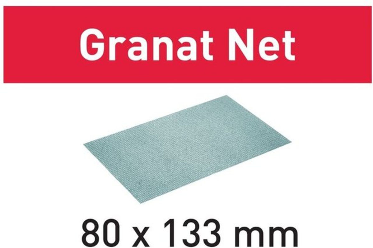 Festool Netzschleifmittel STF für Multi-Sander, Körnung 100, Grau, B: 8,0 cm, L: 13,3 cm, 50 Stück - Bild 2