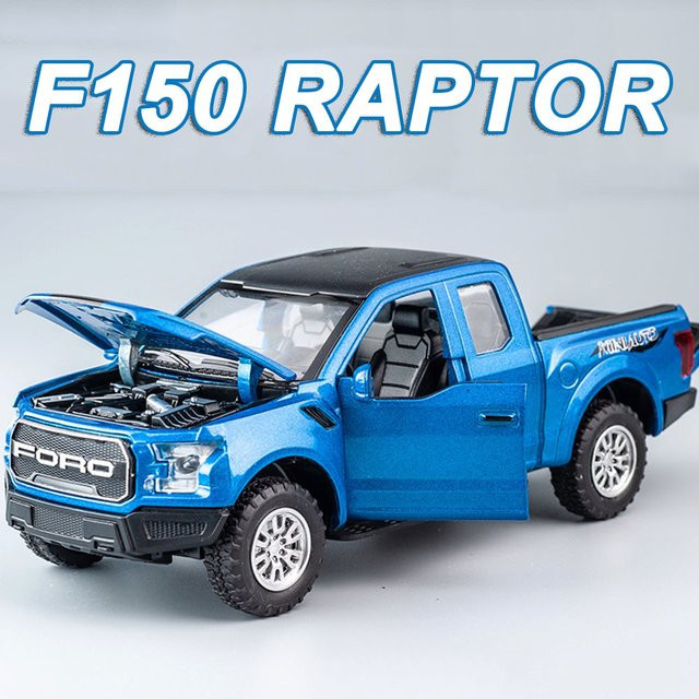 MAKEDA Pickup F150 Mammut, Geländewagen, 1:32, Metalldruckguss, mit Licht und Sound - Bild 1