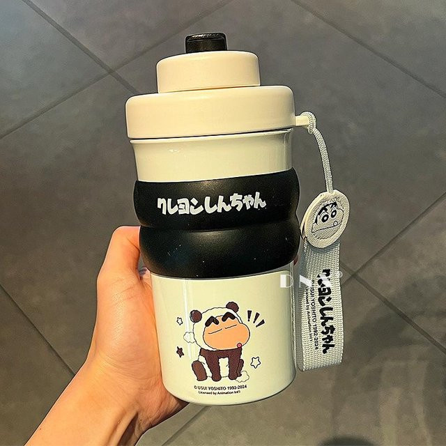 Crayon Klein Doppelwandiger Edelstahl Trinkbecher mit großem Fassungsvermögen, 500ml - Bild 1