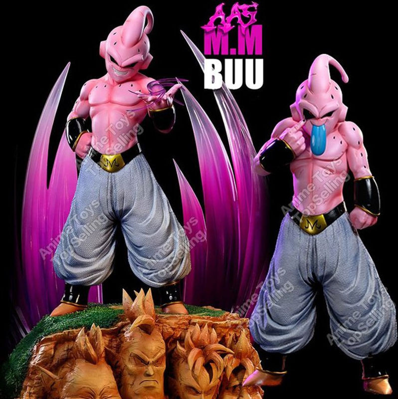 Bandai Dragon Ball Majin Buu Anime Figur aus Kunststoff, Rosa, Höhe: 19 cm - Bild 1