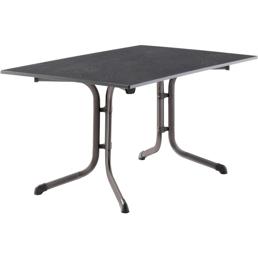 Sieger Boulevard Klapptisch mit Vivodur-Tischplatte in Grau, B/T/H: 140 x 90 x 73 cm - Bild 1