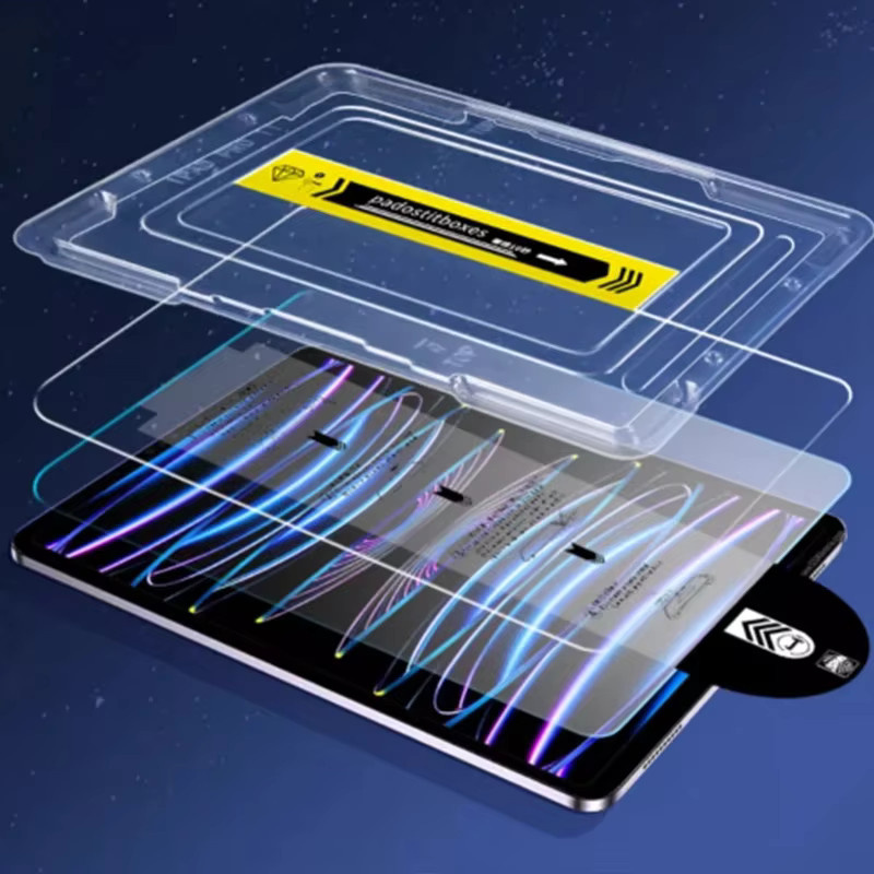 Premium Hartglas Displayschutz für Apple iPad Pro M4 und iPad Air M2 11 und 13 Zoll 2024, transparent - Bild 2