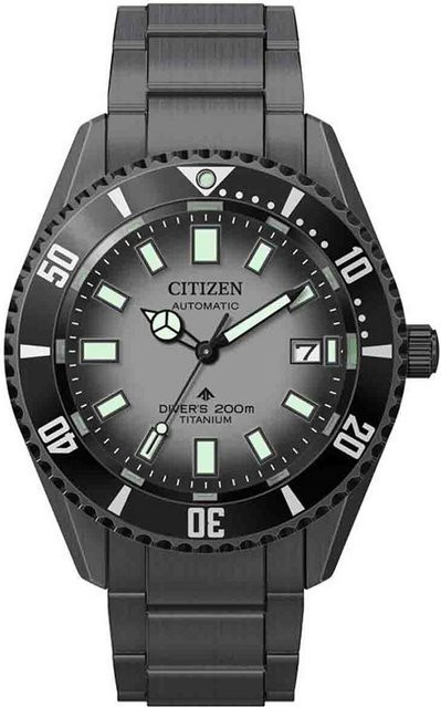 Citizen Armbanduhr Promaster, Automatik, Titan, 41 mm, Herren, Schwarz - Bild 1