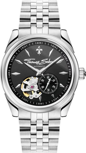 Thomas Sabo Armbanduhr Automatik, Edelstahl, Lilienemblem, 36 mm, Unisex - Bild 1