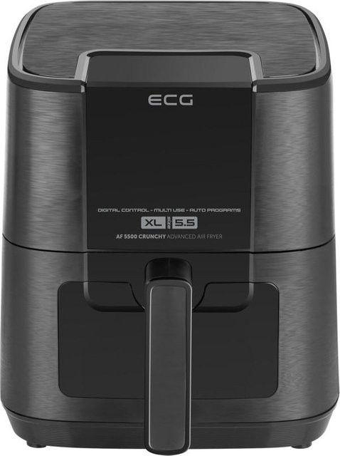 AF 5500 Crunchy Heißluftfritteuse ECG in Anthrazit mit Digitaldisplay - Bild 1