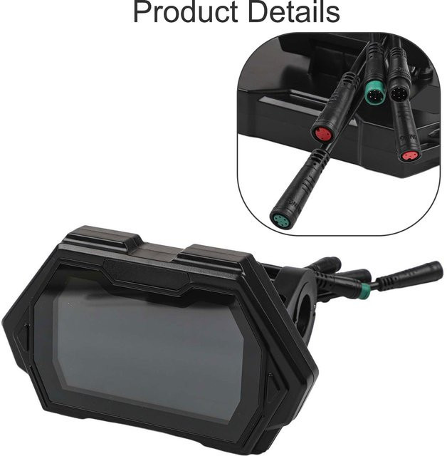 LCD-Anzeigefeld für Kukirin G2 Master Elektroroller in Schwarz zur Anzeige von Geschwindigkeit und Batteriestatus - Bild 1