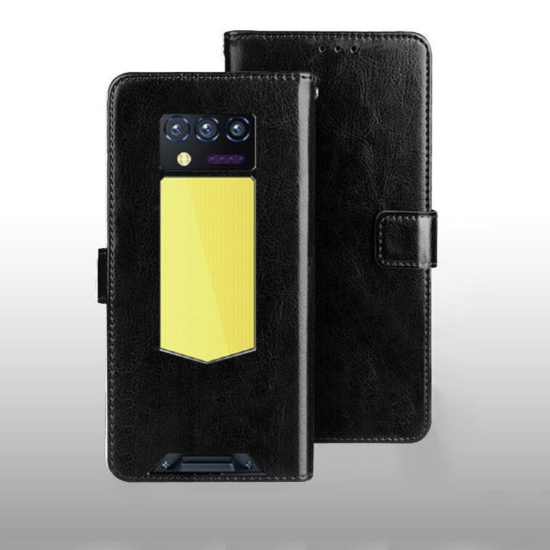 BONUMUM Klapphülle für Oukitel WP100 Titan Business Magnet Ständer aus Leder - Bild 3