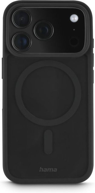 Hama Handyhülle Frame Protect für iPhone 17 Pro, magnetisch, transparent und schwarz - Bild 1