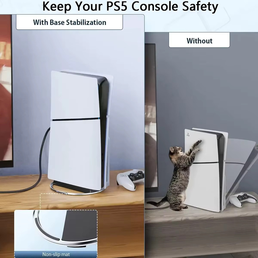 Sony Vertikale Halterung für PS5 Slim und PS5 Pro in Schwarz - Bild 5