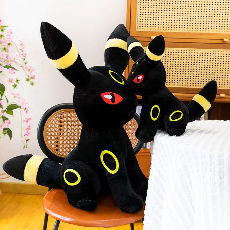 Aoger Pokémon Umbreon Plüschtier, 40-95 cm, Schwarz - Bild 5