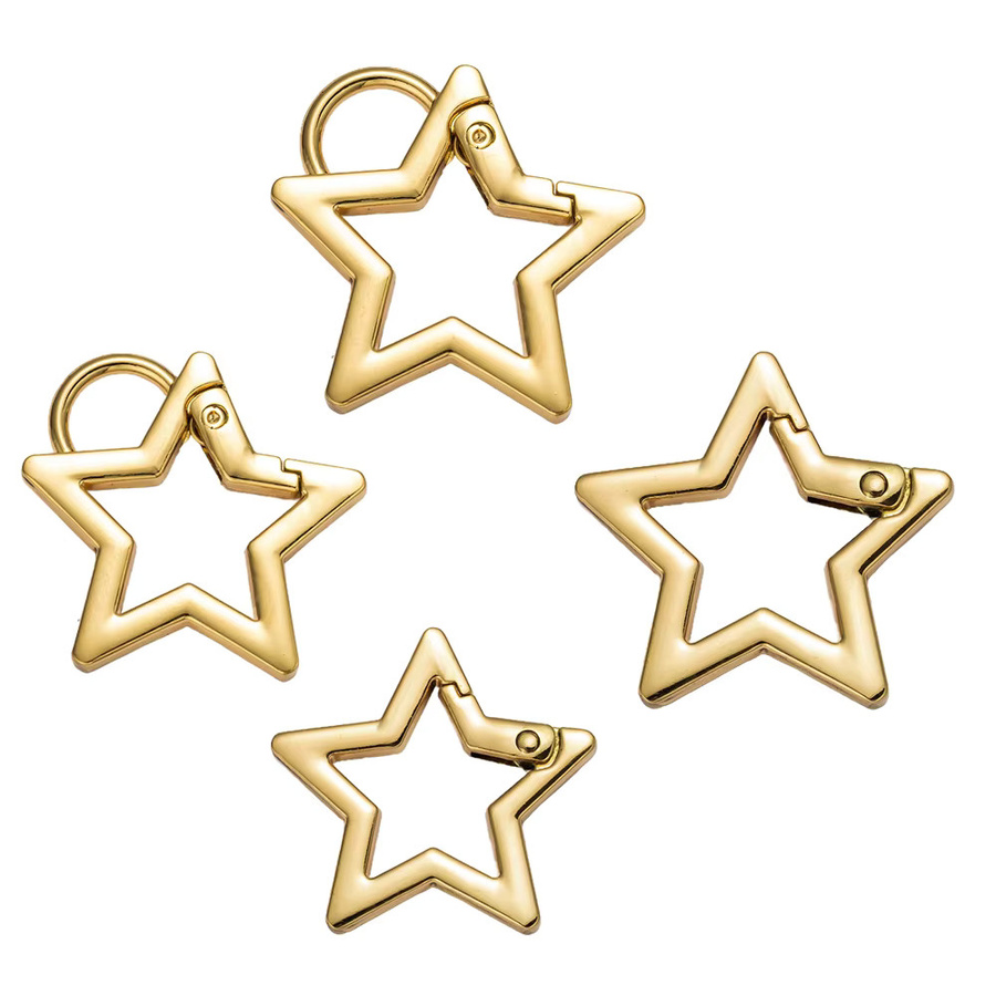 Karabinerhaken Stern, Metall, Unisex - Bild 1