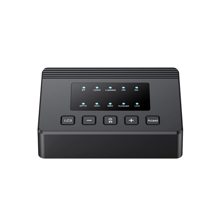 ALLOYSEED Bluetooth 6.0 HD-Audio-Empfänger mit LDAC und AptX-HD/AD/LL, HiFi-Audio-Adapter in Schwarz mit Koaxial- und optischem Ausgang - Bild 2