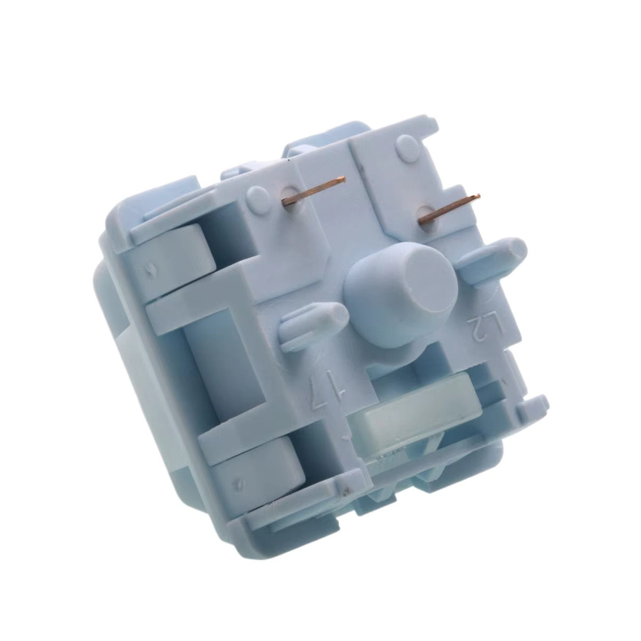HMX Yogurt S Linear Switches, vorgeschmiert, 5-polig, Hot-Swap-fähig, Light Pipe RGB, POM-Stiel für mechanische MX-Tastaturen, Farbe: Blue - Bild 3