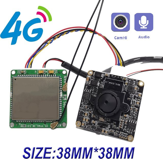 HQCAM 5MP Sternenlicht 4G LTE IP Kamera Modul mit 1080P Auflösung und RJ45 Ethernet für Outdoor und Indoor DIY Projekte - Bild 1