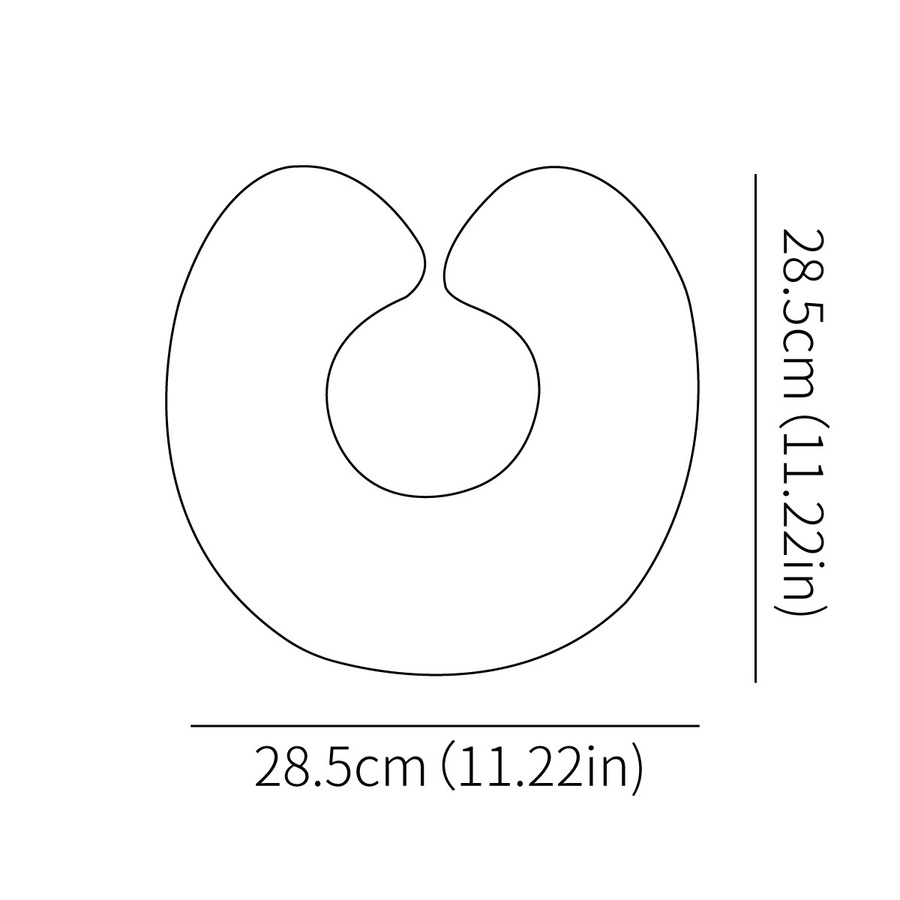 Elinfant Baby-Fütterungslätzchen aus 100% Baumwolle für Neugeborene und Kinder - Bild 3