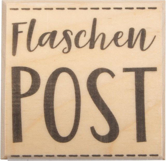 BUTTERER Stempel Flaschenpost - Bild 1