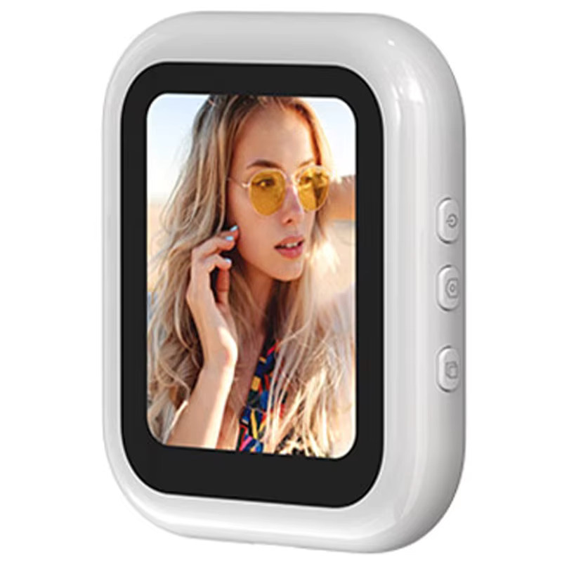 VIKEFON Magnetischer Selfie-Bildschirm in Weiß für kabellose Bildschirmspiegelung und Echtzeit-Vorschau via Wi-Fi - Bild 4