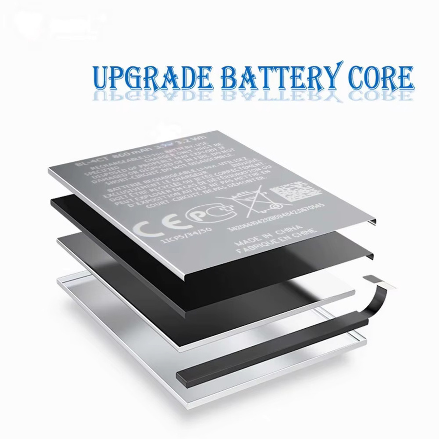 Nokia BL-4CT Wiederaufladbarer Handy-Akku, 3,7V, 860mAh, Schwarz - Bild 4