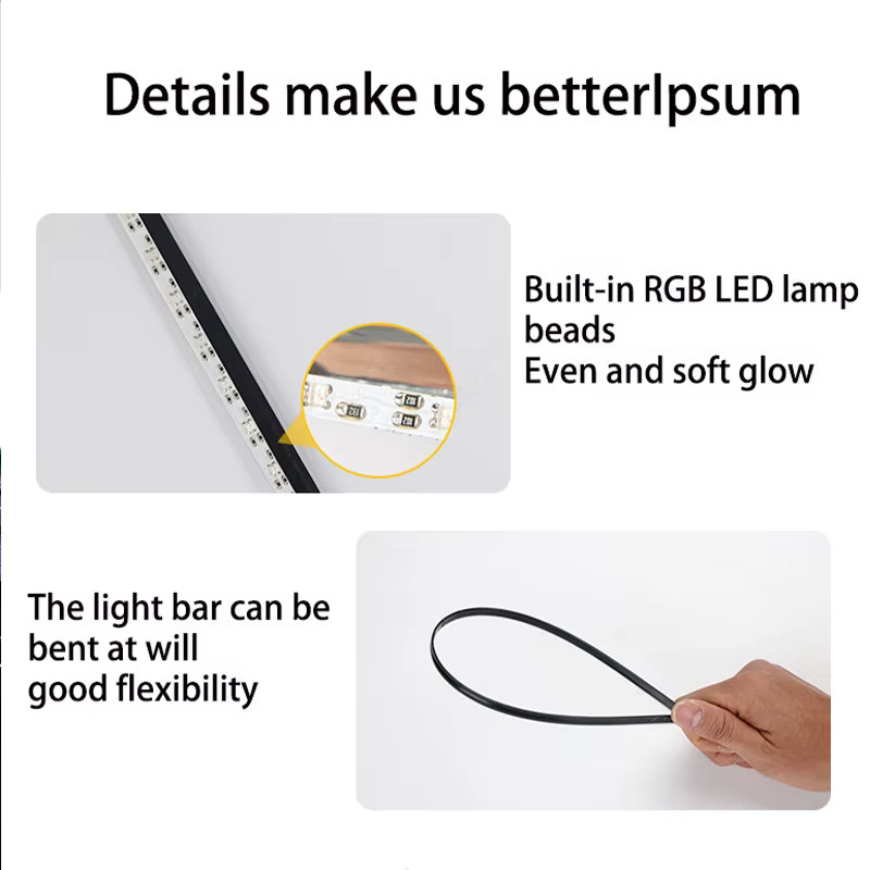 Universal Auto LED Umgebungslicht in Schwarz mit 64 RGB Farben und Acryl Lichtleiter zur Innenraum-Dekoration - Bild 3
