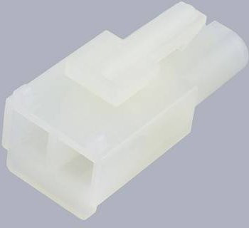 Molex Buchsengehäuse-Kabel in Weiß mit 2er Rastermaß - Bild 1