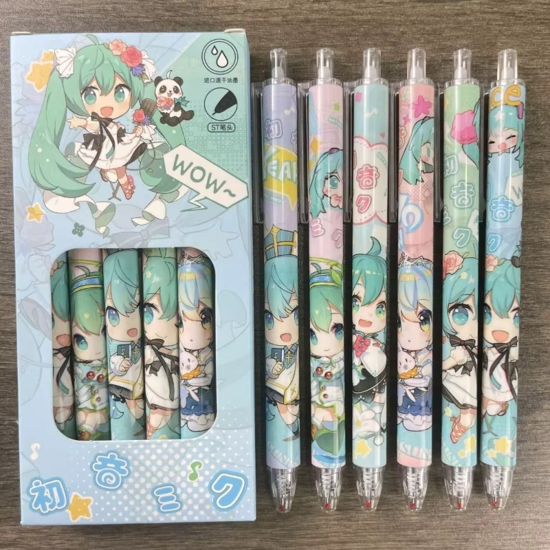 Bandai Hatsune Miku Tintenroller mit 0,5 mm Stiftspitze in Multicolor - Bild 2