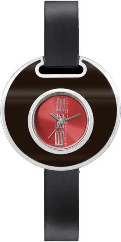 666 BARCELONA Damenuhr 666-284 in Schwarz mit Quarzwerk und Lederarmband - Bild 1
