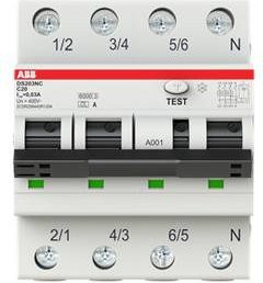 ABB RCBO FI-Schutzschalter und Leitungsschutzschalter 20A in Weiß - Bild 1