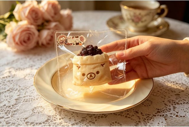 Rilakkuma Rote-Bohnen-Beutel Squishies, Handquetschspielzeug - Bild 1