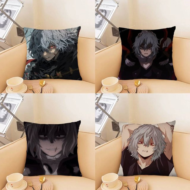 Anime T-Tomura Shigaraki Cartoon Kissenbezug, quadratisch, Mehrfarbig, Breite: 40 cm, Höhe: 40 cm, Tiefe: 40 cm - Bild 1