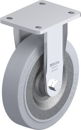 Blickle Bockrolle BO-SE 200K-SG in Silber, Rad-Durchmesser: 20 cm, Tragfähigkeit: 600 kg - Bild 1