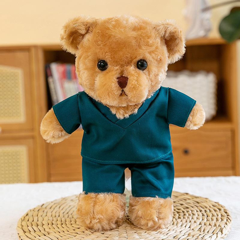 Bai Fen Bai dolls and toys Bär Puppe Arzt Krankenschwester Plüsch Set - Bild 2