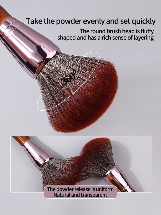 KOSSHOW Make-up-Pinsel mit Holzgriff, Unisex - Bild 3