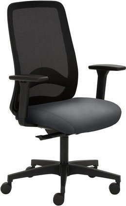 Mayer Sitzmöbel Drehstuhl grau mit Stoffbezug, Breite: 70 cm, Höhe: 63 cm - Bild 1