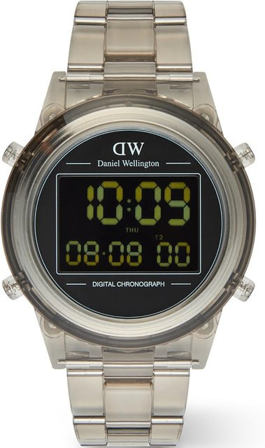 Daniel Wellington Digitaluhr, Edelstahl, Grau, 42 mm, Unisex - Bild 1
