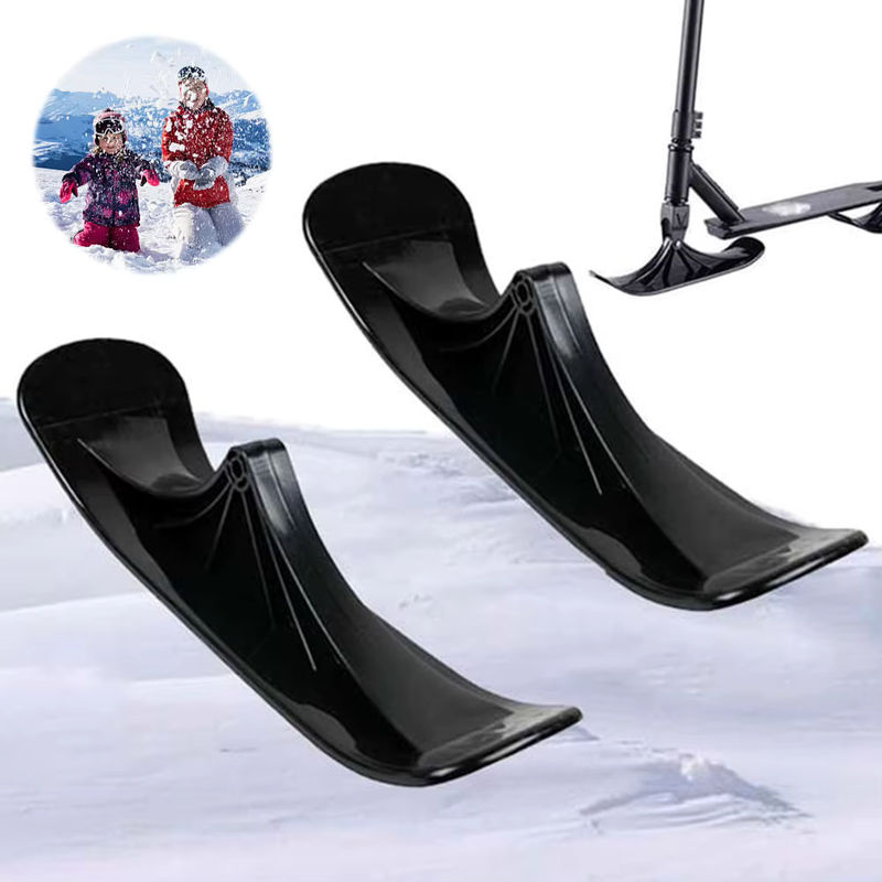 JOCESTYLE Roller-Schlitten-Set, Schneeschlitten-Board-Set, Schneeski-Roller-Schlitten, 1/2 Paar Set - Bild 2