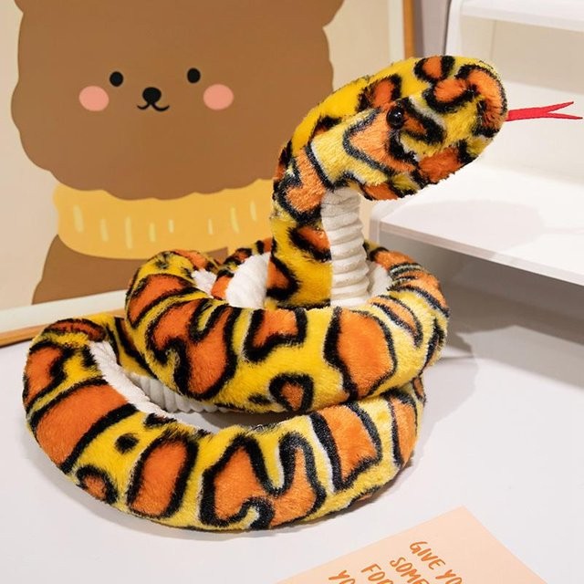 Yiran toy Schlangen Plüschtier, Bunt, 120cm - Bild 1