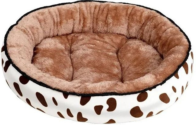 Hundebett aus Korallen Fleece für kleine und mittelgroße Hunde, doppelseitig und waschbar, Größe: 40 x 30 cm - Bild 1
