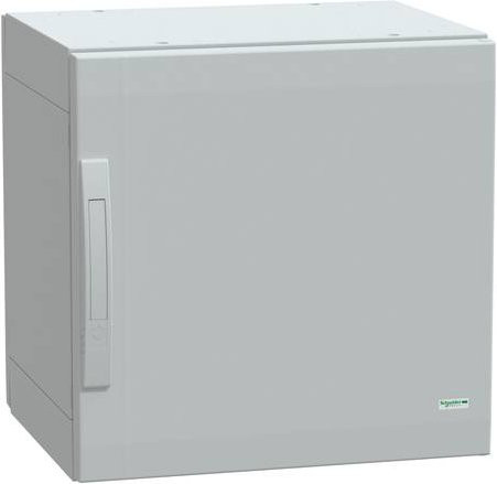 Schneider Electric Polyestergehäuse PLA Bodenstehend in Grau, IP65, Volltür, B/T/H: 50 x 50 x 42 cm - Bild 1