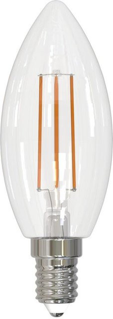 Hama LED-Filamentlampe Kerze C35, E14, 806lm, ersetzt 60W, klar, Warmweiß - Bild 1