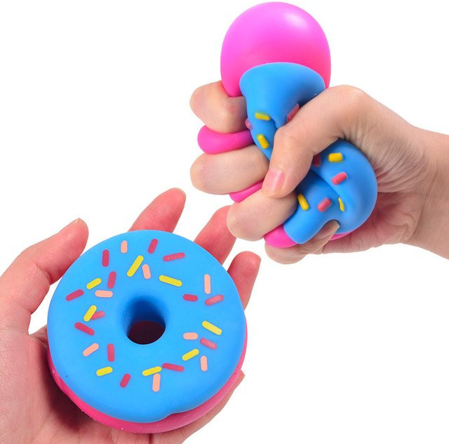 Needoh Donut TPR Squishy Fidget Toy, sensorisches Spielzeug - Bild 1