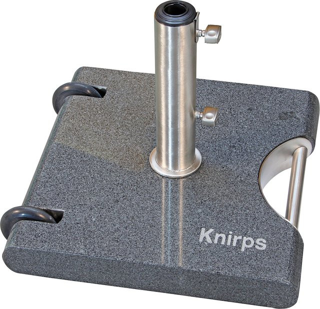 Knirps Trolley-Granitsockel mit Rollen in Grau für Sonnenschirme bis Ø 250 cm - Bild 1