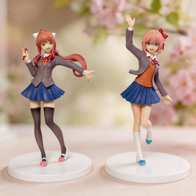 Bandai Anime Sayori Monika Figuren, PVC-Statue, 17 cm - Bild 1