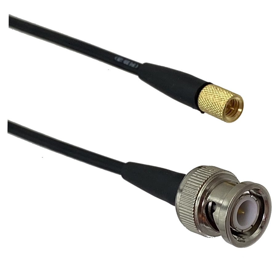 Panametrics Ultraschall-Fehlerdetektor Kabel Q9-L5 BNC auf Microdot RG174 Schwarz Länge: 10 m - Bild 2