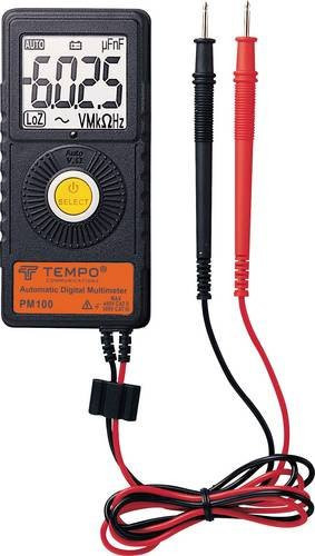 Tempo Communications PM100 Digitales Hand-Multimeter CAT III 300V Schwarz mit 6000 Counts - Bild 1