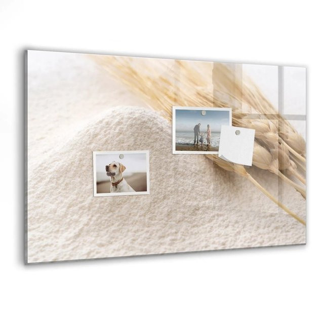Tulup Glasmagnettafel beschreibbar, Wandmontage, B/H: 60 x 40 cm - Bild 1