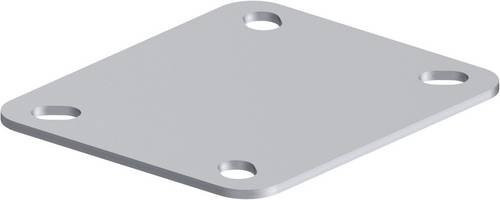 Blickle APS1-02,5 Adapterplatte aus Stahl in Silber und Blau - Bild 1